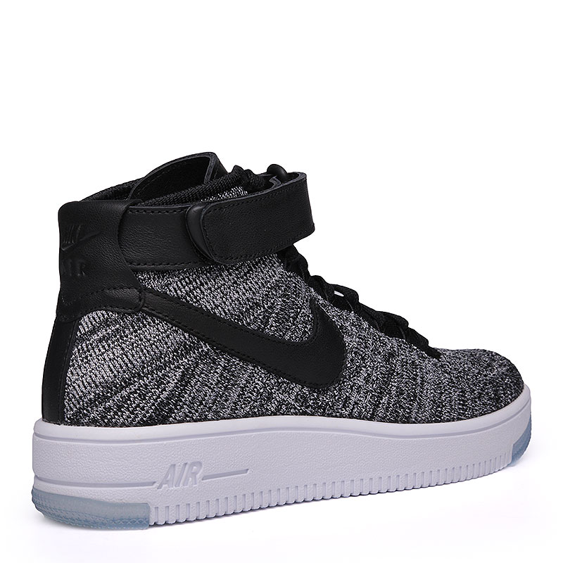 женские черные кроссовки Nike WMNS Air Force 1 Flyknit 818018-001 - цена, описание, фото 2