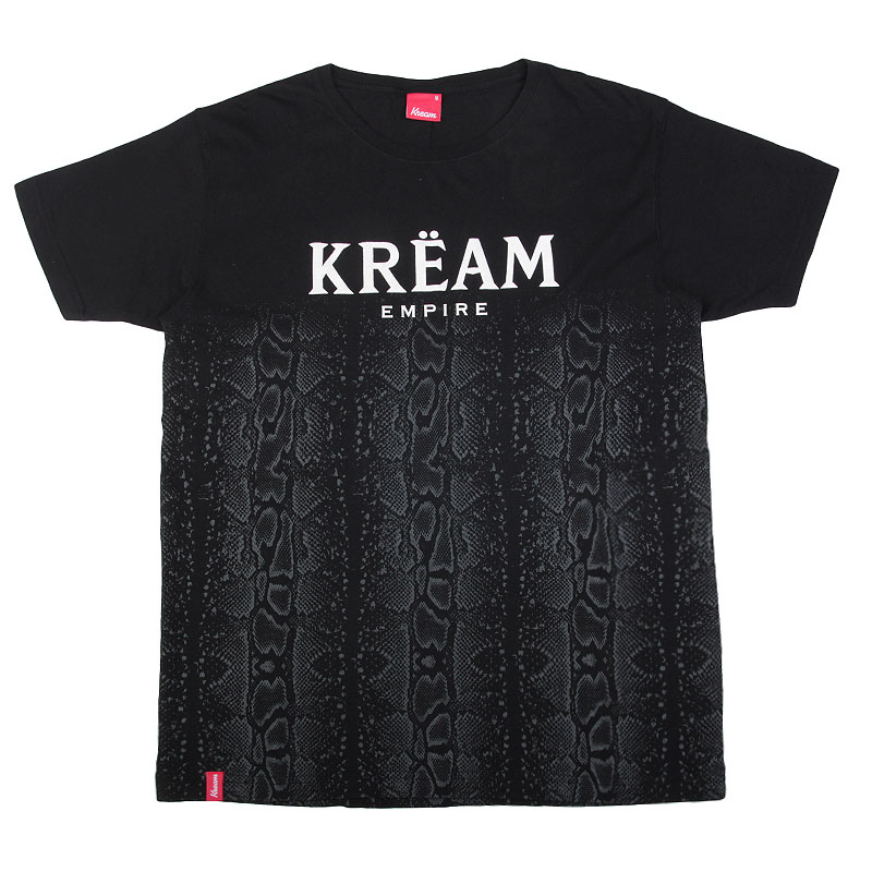 мужская черная футболка Kream Champagne Tee 2200-1022/0010 - цена, описание, фото 1