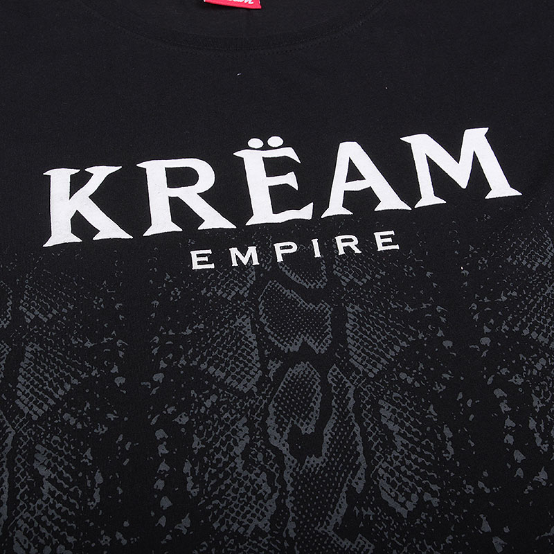 мужская черная футболка Kream Champagne Tee 2200-1022/0010 - цена, описание, фото 2