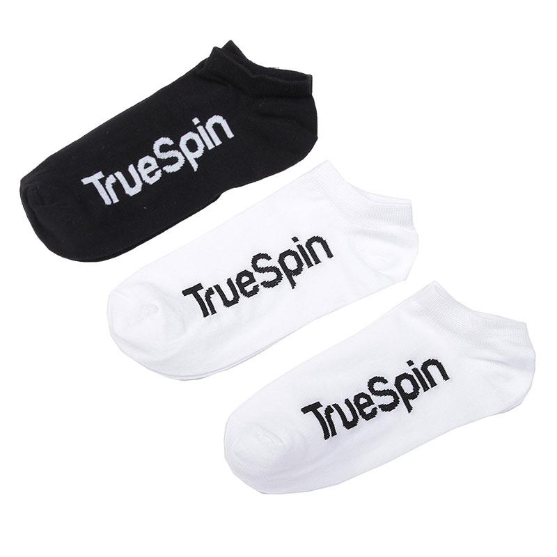 мужские черные носки True spin Classic Короткие classic-кор-wht/blk - цена, описание, фото 1