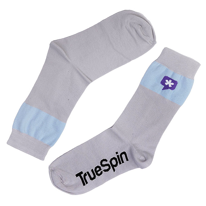 мужские серые носки True spin Астриск Basic Sox-grey - цена, описание, фото 1