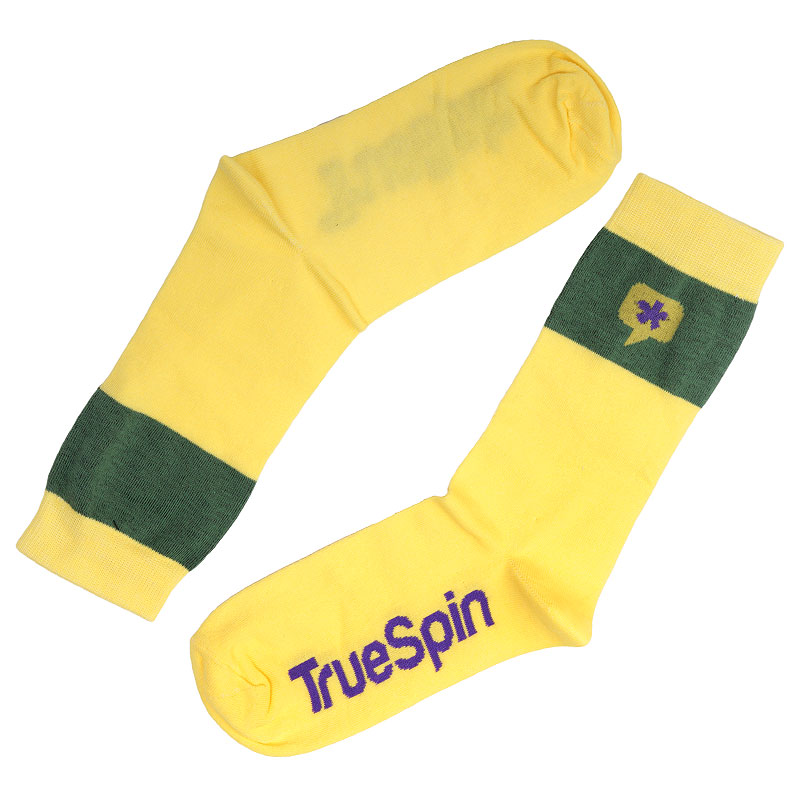 мужские желтые носки True spin Астриск Basic Sox-yellow - цена, описание, фото 1