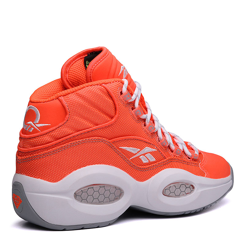 мужские оранжевые баскетбольные кроссовки  Reebok Question Mid OTSS V69689 - цена, описание, фото 2