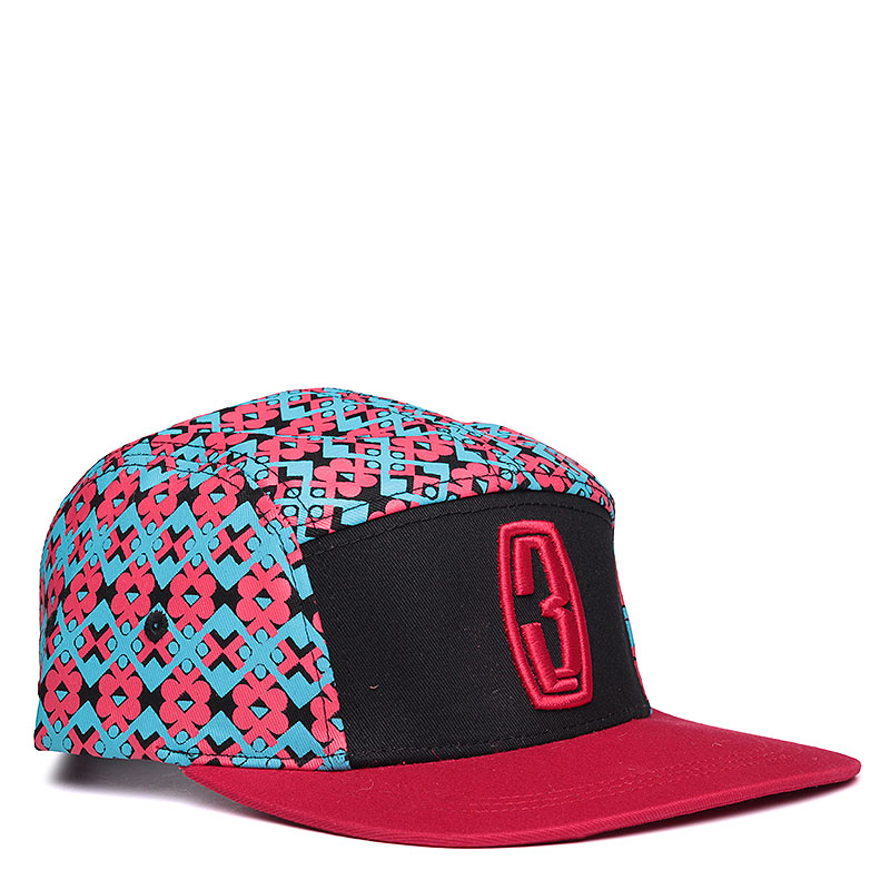   кекпа Запорожец heritage 3 Logo 3logo 5panel-blk/red - цена, описание, фото 1