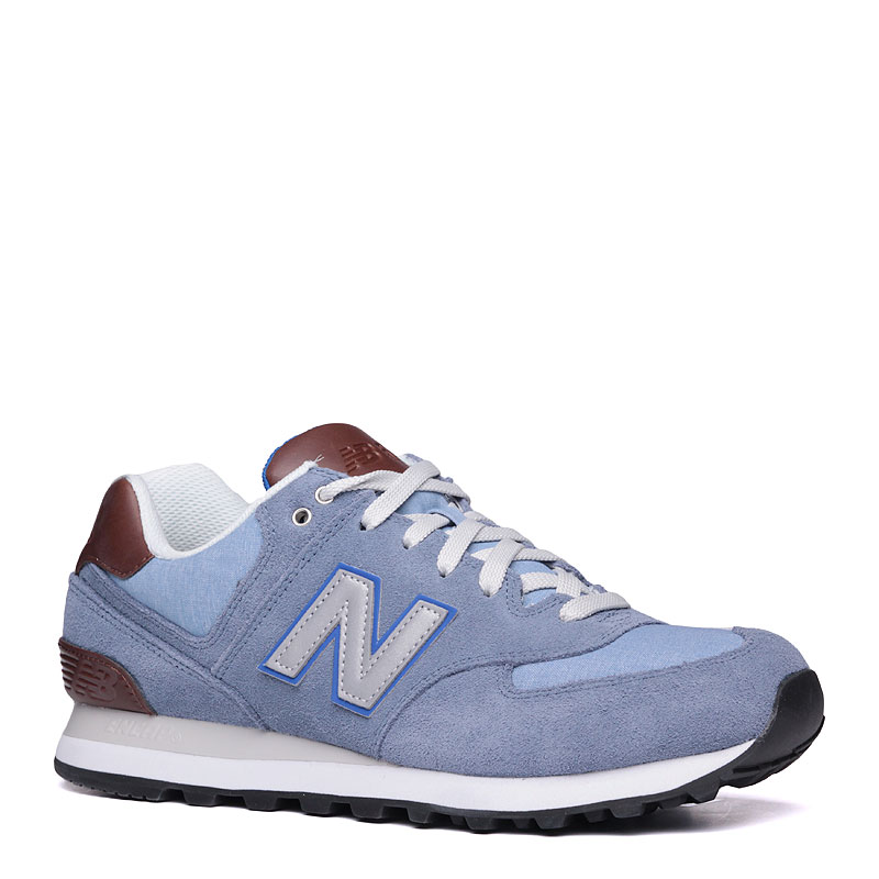 мужские голубые кроссовки New Balance 574 ML574BCD/D - цена, описание, фото 1