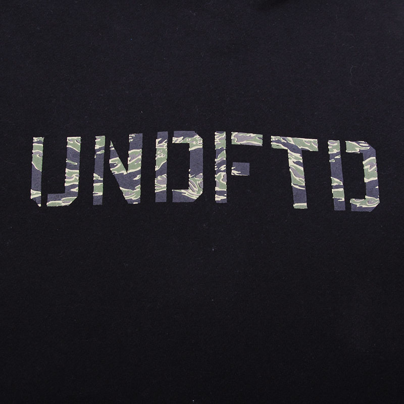 Мужская толстовка Undftd CAMO STENCIL HOOD MENS SCREENPRINT FLEECE (5920451-black)  - цена, описание, фото 2