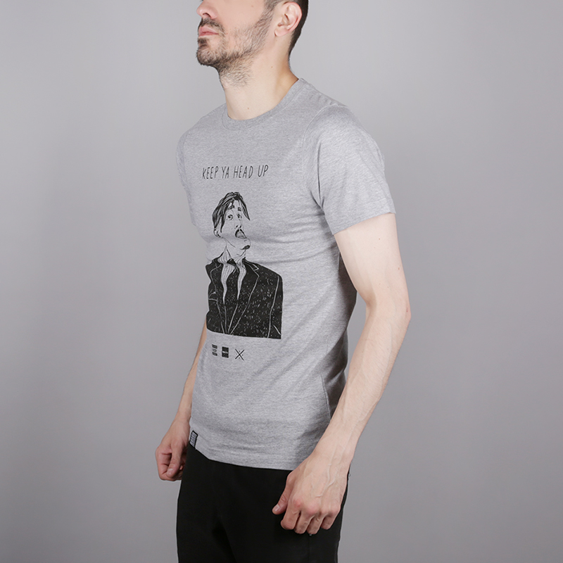 мужская серая футболка Wemoto Keep b145-heather - цена, описание, фото 3