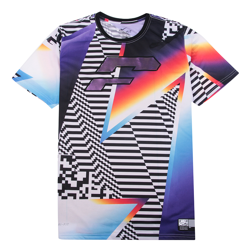 

Футболка Nike Tee-S + Hypdunk, Красный;фиолетовый;белый;черный