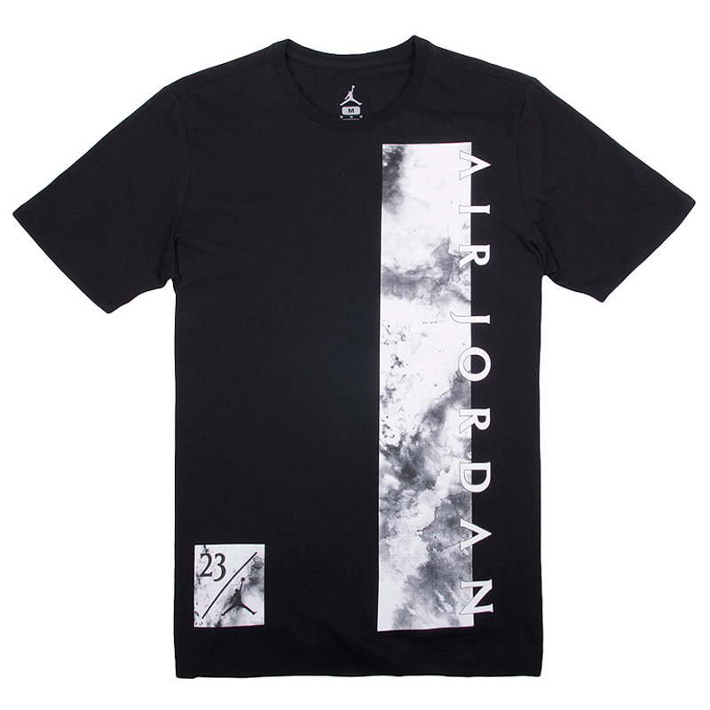 мужская черная футболка Jordan Vertical Dreams Tee 801069-010 - цена, описание, фото 1
