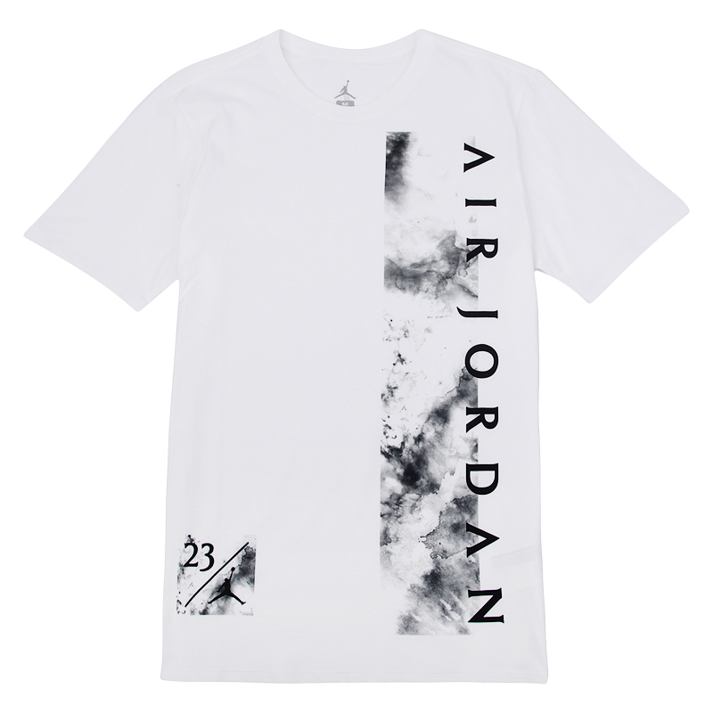 мужская белая футболка Jordan Vertical Dreams Tee 801069-100 - цена, описание, фото 1