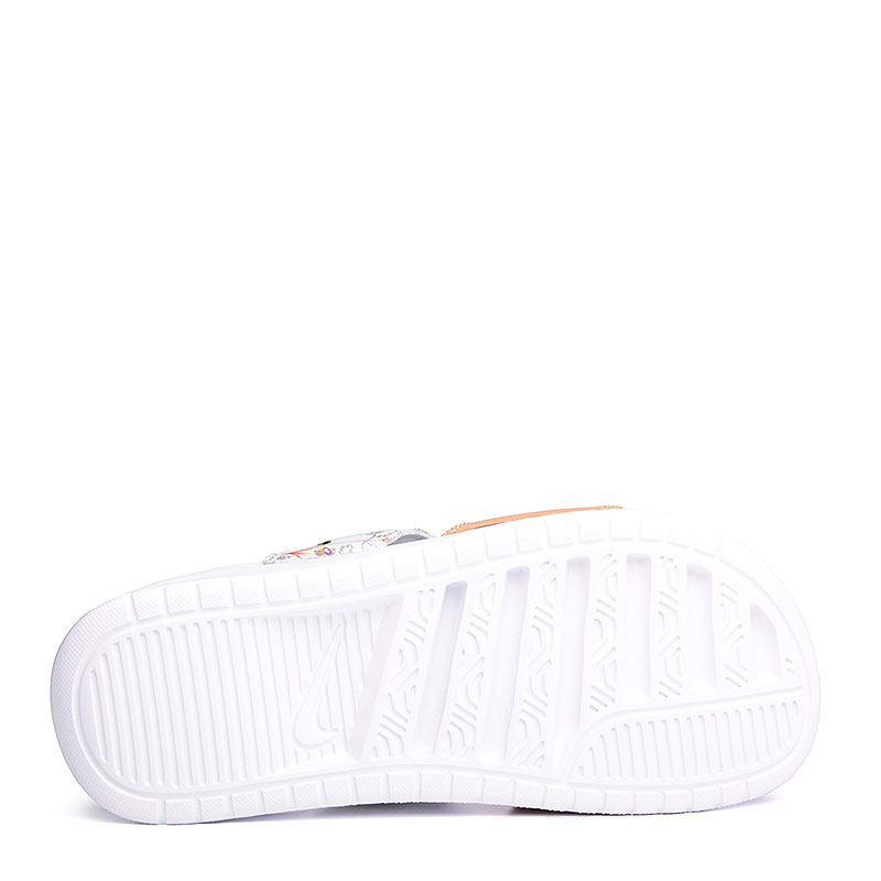 женские белые сланцы Nike WMNS Benassi Duo Ultra SLD LIB QS 843837-221 - цена, описание, фото 4