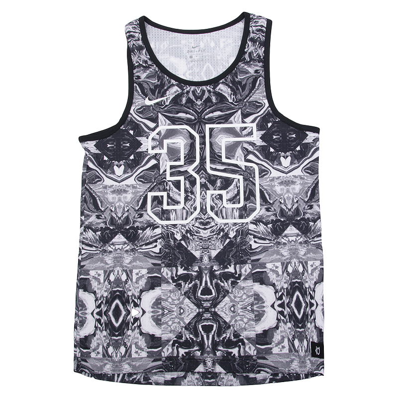 

Майка Nike KD NK HPRELT TOP SL, Белый;серый