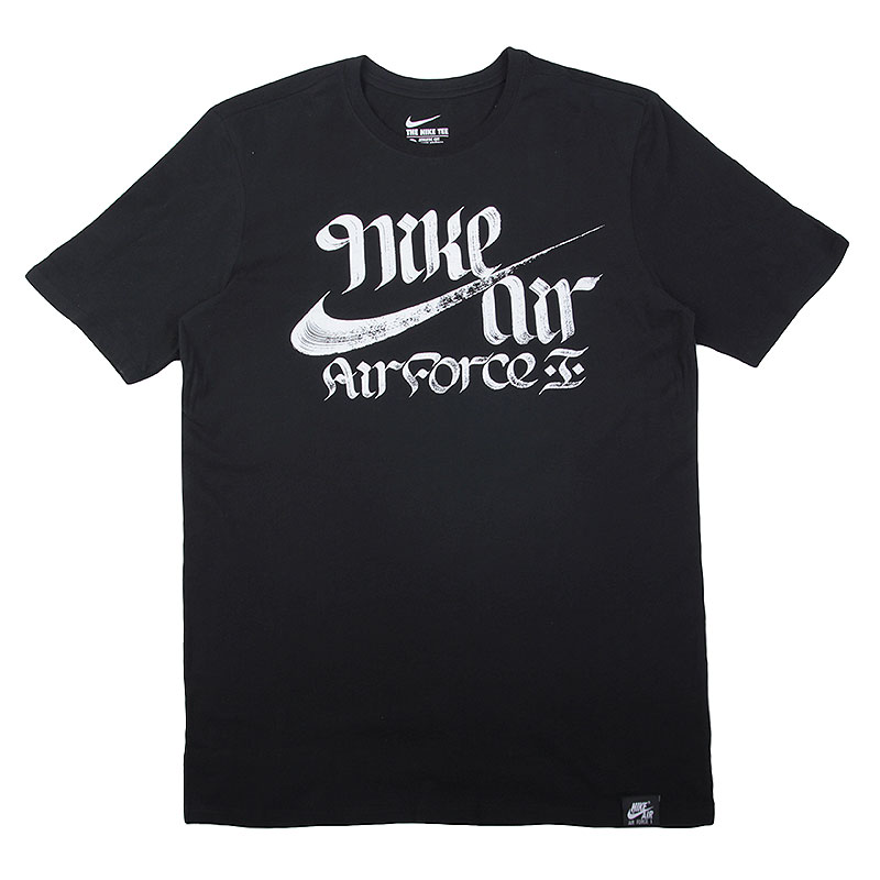 мужская черная футболка Nike Nike AF1 Logo Rostarr Tee 806949-010 - цена, описание, фото 1
