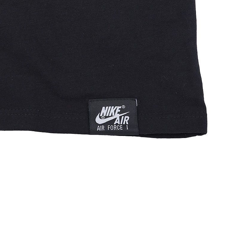 мужская черная футболка Nike Nike AF1 Logo Rostarr Tee 806949-010 - цена, описание, фото 3