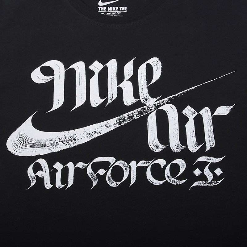 мужская черная футболка Nike Nike AF1 Logo Rostarr Tee 806949-010 - цена, описание, фото 2