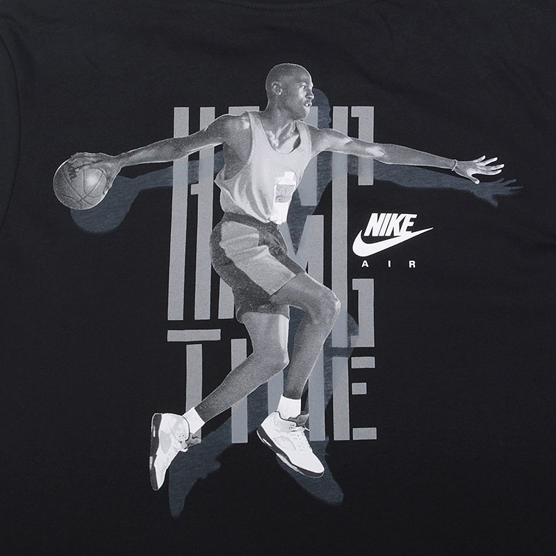 мужская футболка Jordan AJ5 Hang Time Tee  (801116-010)  - цена, описание, фото 2