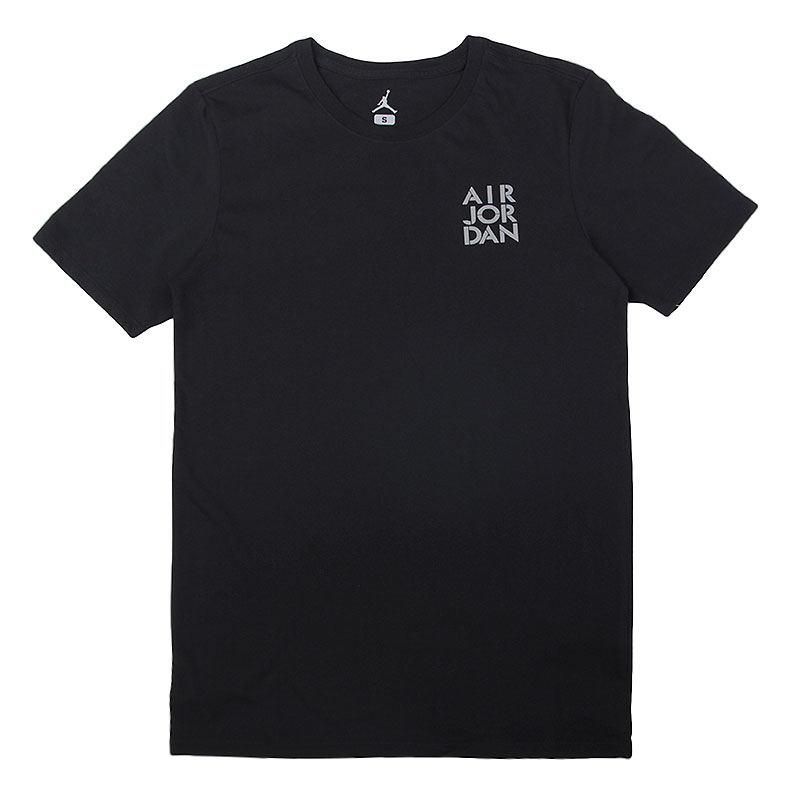 мужская черная футболка Jordan AJ5 Hang Time Tee 801116-010 - цена, описание, фото 1