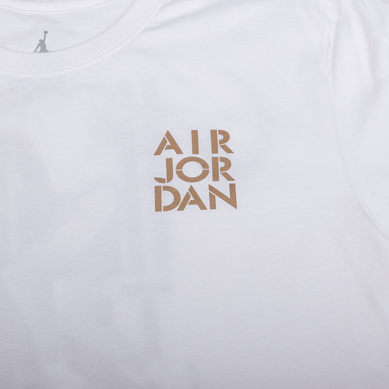 мужская белая футболка Jordan AJ5 Hang Time Tee 801116-101 - цена, описание, фото 3