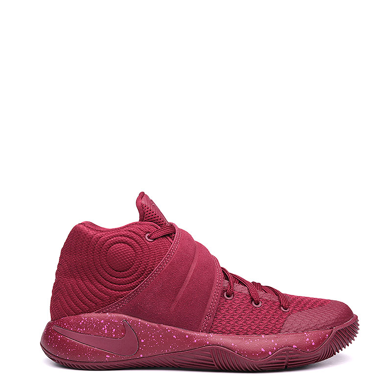 детские бордовые баскетбольные кроссовки Nike Kyrie 2 (GS) 826673-600 - цена, описание, фото 2