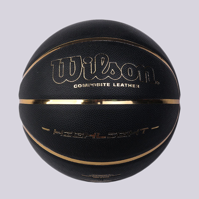 

Мяч №7 Wilson, Чёрный;золотой