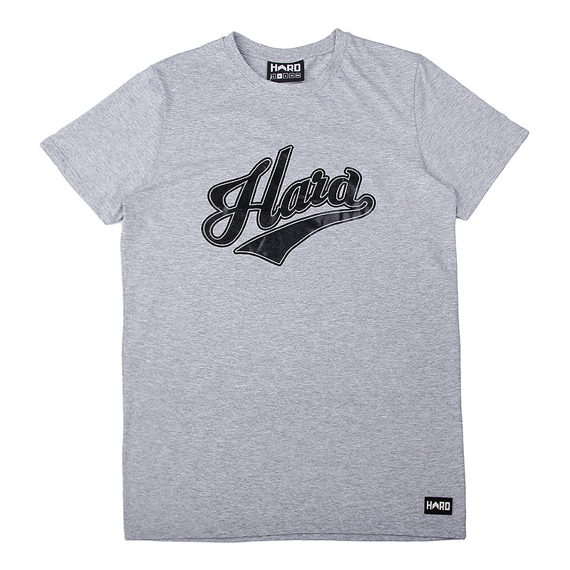 мужская серая футболка Hard  Hard-grey - цена, описание, фото 1