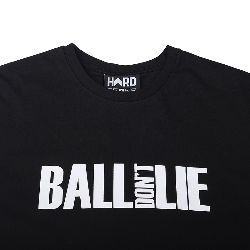 мужская черная футболка Hard Ball Don't Lie Ball Don't Lie-black - цена, описание, фото 2