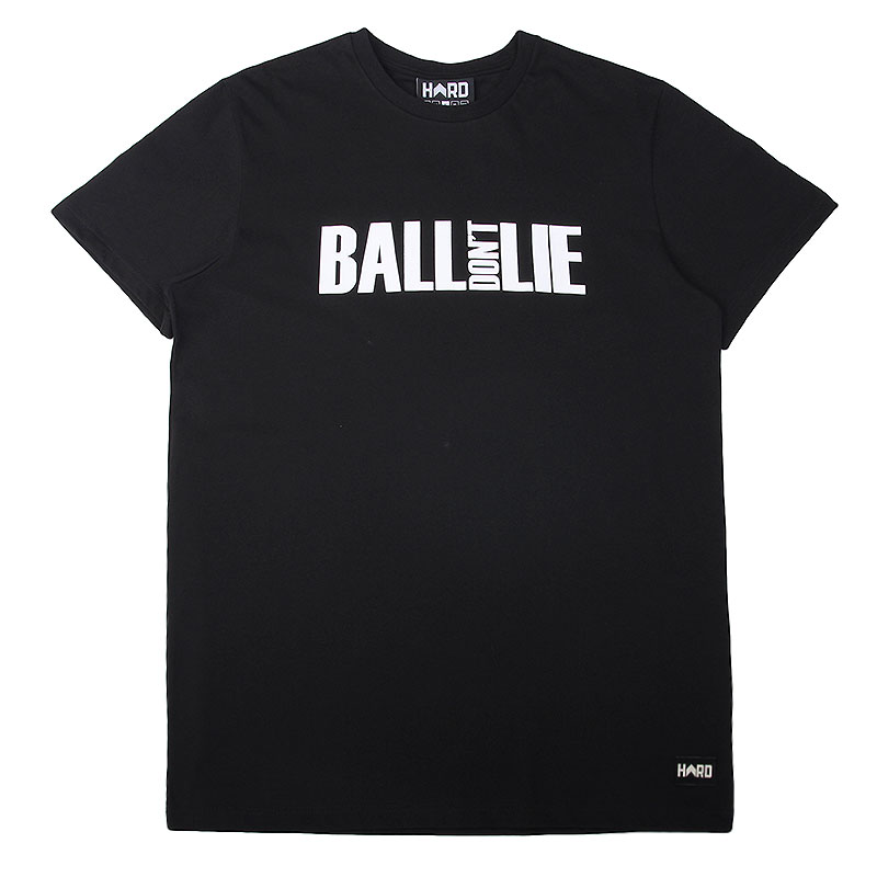 мужская черная футболка Hard Ball Don't Lie Ball Don't Lie-black - цена, описание, фото 1
