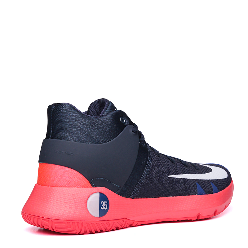 мужские синие баскетбольные кроссовки Nike KD Trey 5 IV 844571-416 - цена, описание, фото 3