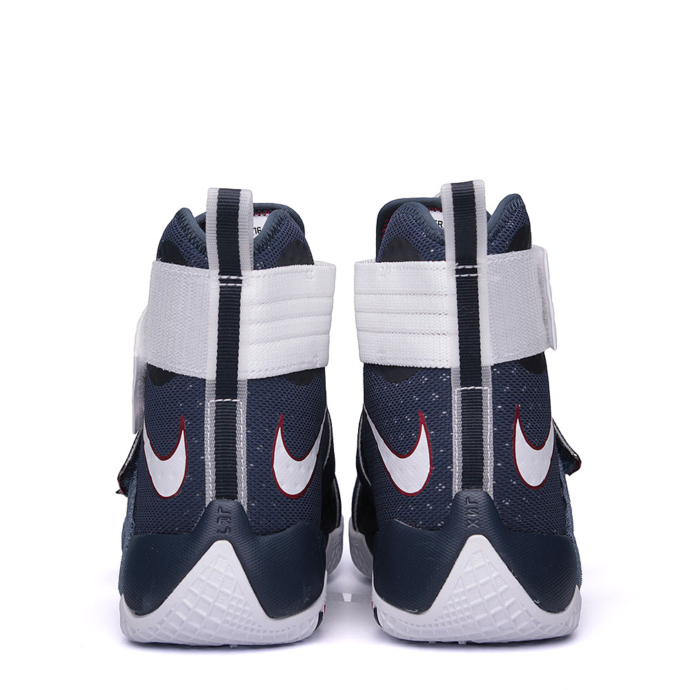мужские синие баскетбольные кроссовки Nike Lebron Soldier 10 SFG 844378-416 - цена, описание, фото 6