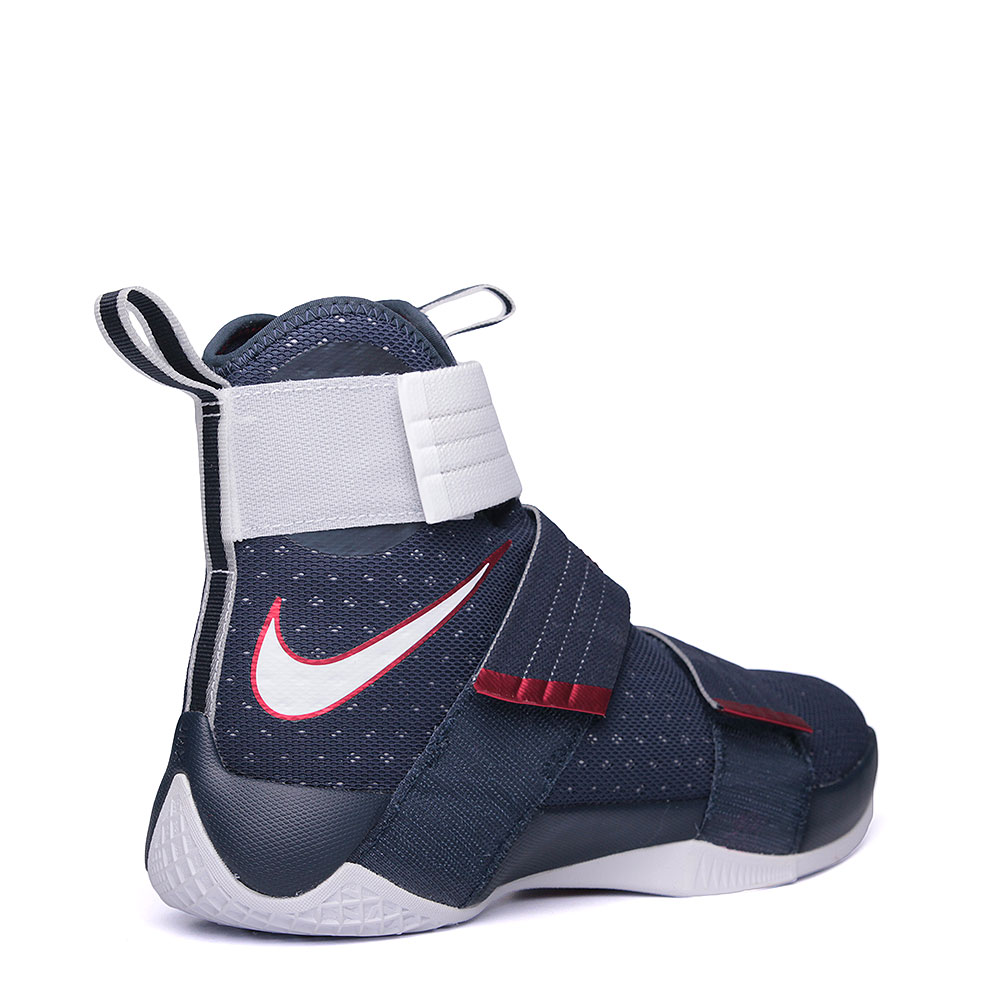 мужские синие баскетбольные кроссовки Nike Lebron Soldier 10 SFG 844378-416 - цена, описание, фото 3