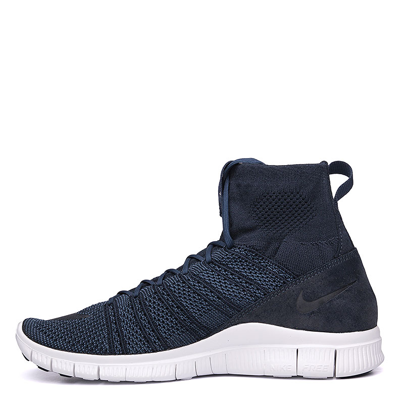 мужские темно-синие кроссовки  Nike Free Flyknit Mercurial 667978-441 - цена, описание, фото 5