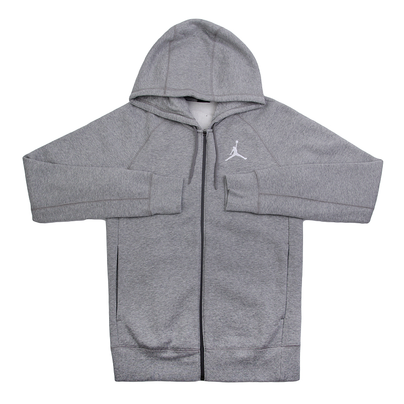 мужская серая толстовка Jordan Flight Fleece FZ 823064-063 - цена, описание, фото 1