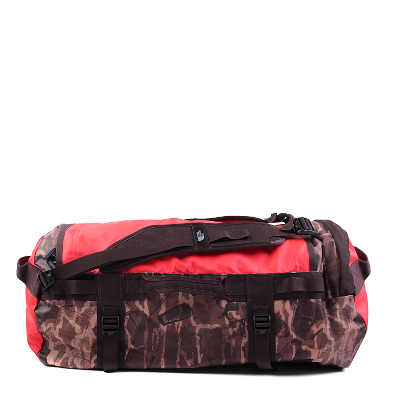 

Сумка-рюкзак The North Face BASE CAMP DUFFEL, Красный;камуфляж