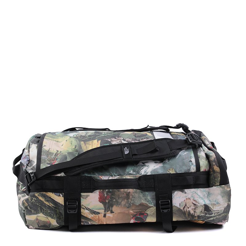 

Сумка-рюкзак The North Face BASE CAMP DUFFEL, Черный;зеленый