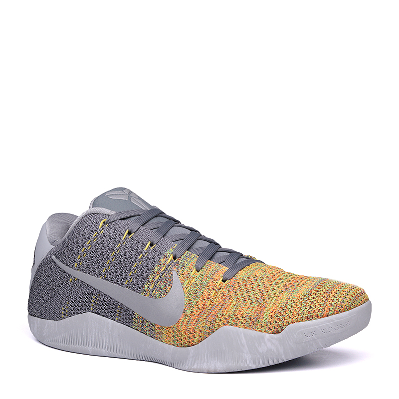 мужские серые баскетбольные кроссовки Nike Kobe XI Elite Low 822675-037 - цена, описание, фото 1