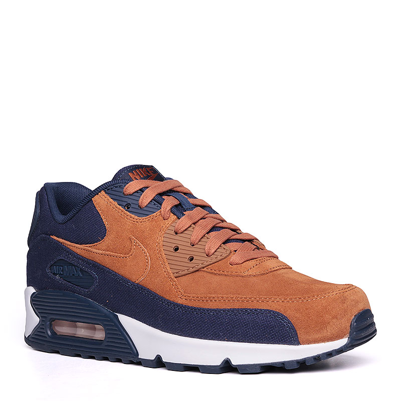 мужские коричневые кроссовки Nike Air Max 90 Premium 700155-201 - цена, описание, фото 1