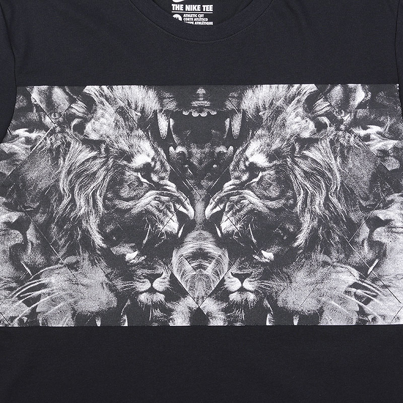мужская  футболка Nike LBJ Lion Tee 806566-010 - цена, описание, фото 2