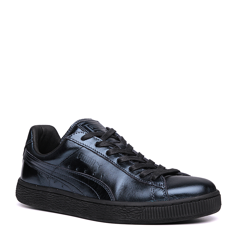 мужские черные кроссовки PUMA Basket Creepers Metallic 36205702* - цена, описание, фото 1