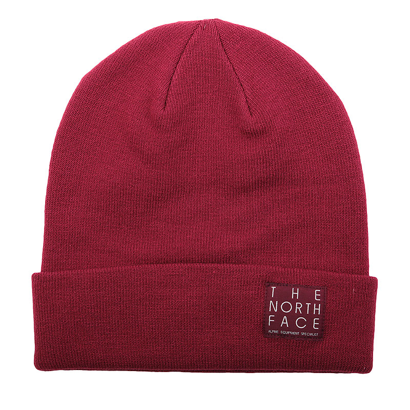 

Шапка The North Face Dock Worker Beanie, Бордовый