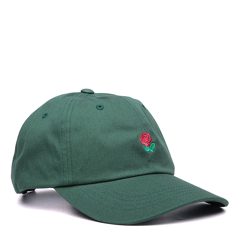   кепка the hundreds Rose Strapback T16F106062-forest - цена, описание, фото 1