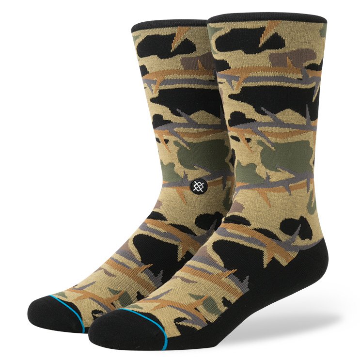 мужские  носки Stance Thorn Camo M545B16THO - цена, описание, фото 1