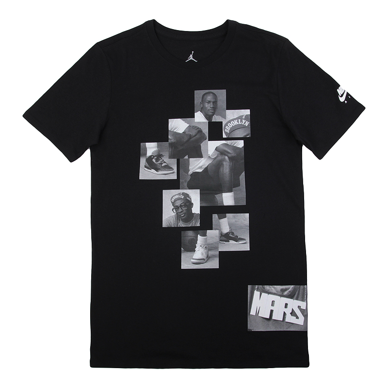 мужская черная футболка Jordan AJ Mike&Mars Tee 835334-010 - цена, описание, фото 1