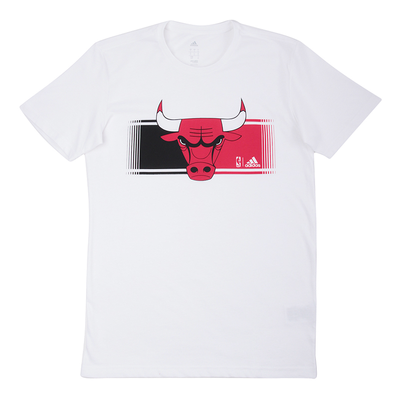 мужская белая футболка adidas Bulls Tee AP5724 - цена, описание, фото 1