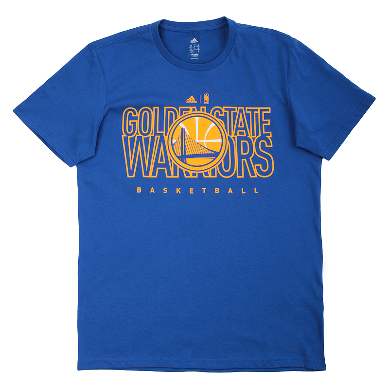 мужская синяя футболка adidas Warriors Tee AX7716 - цена, описание, фото 1