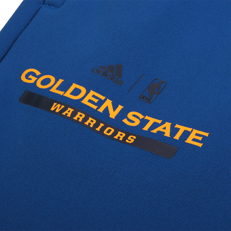 мужские синие брюки adidas NBA Golden State Warriors Winter Hoops Pants AX7632 - цена, описание, фото 2