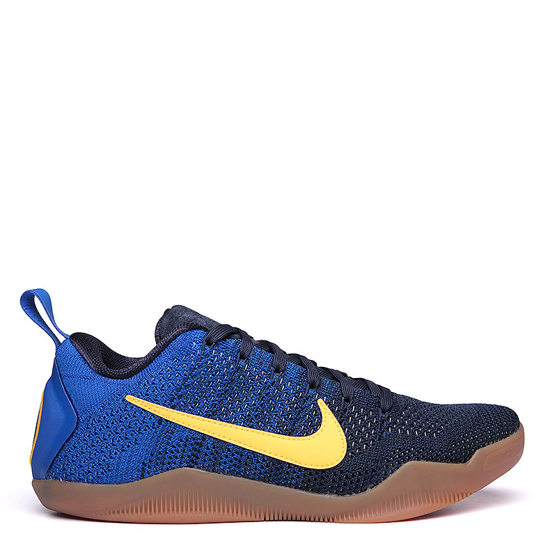 мужские синие баскетбольные кроссовки  Nike Kobe XI Elite Low Mambacurial 844130-464 - цена, описание, фото 2