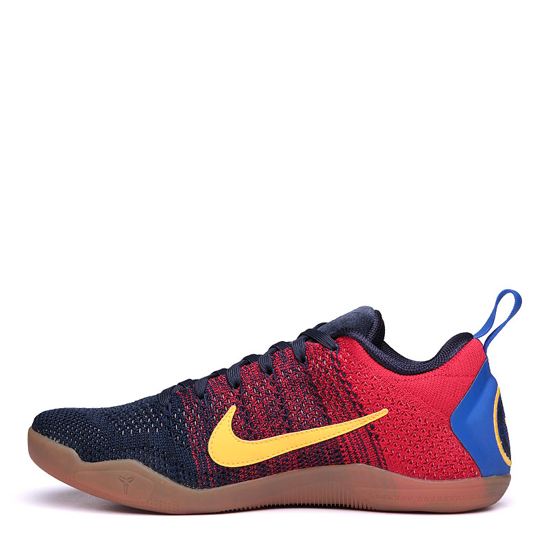 мужские синие баскетбольные кроссовки  Nike Kobe XI Elite Low Mambacurial 844130-464 - цена, описание, фото 5