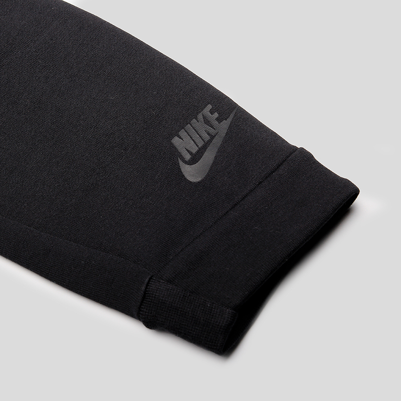 мужская черная толстовка Nike Tech Fleece Crew 805140-010 - цена, описание, фото 3