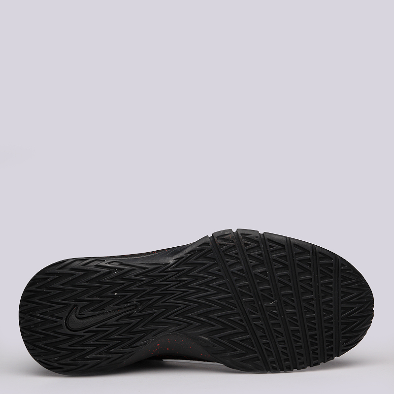 детские черные баскетбольные кроссовки Nike Zoom Ascention GS 834319-003 - цена, описание, фото 4