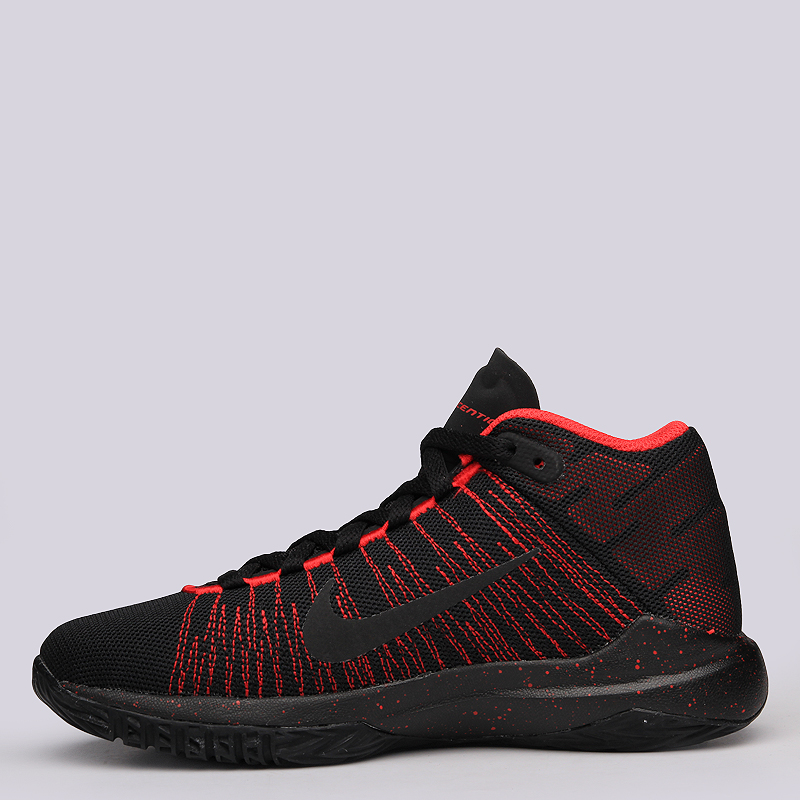 детские черные баскетбольные кроссовки Nike Zoom Ascention GS 834319-003 - цена, описание, фото 5